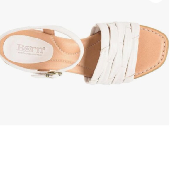 BORN Shoes - NEW BORN Shonie Leather Heeled Comfort Sandals   FOR WOMEN 253
